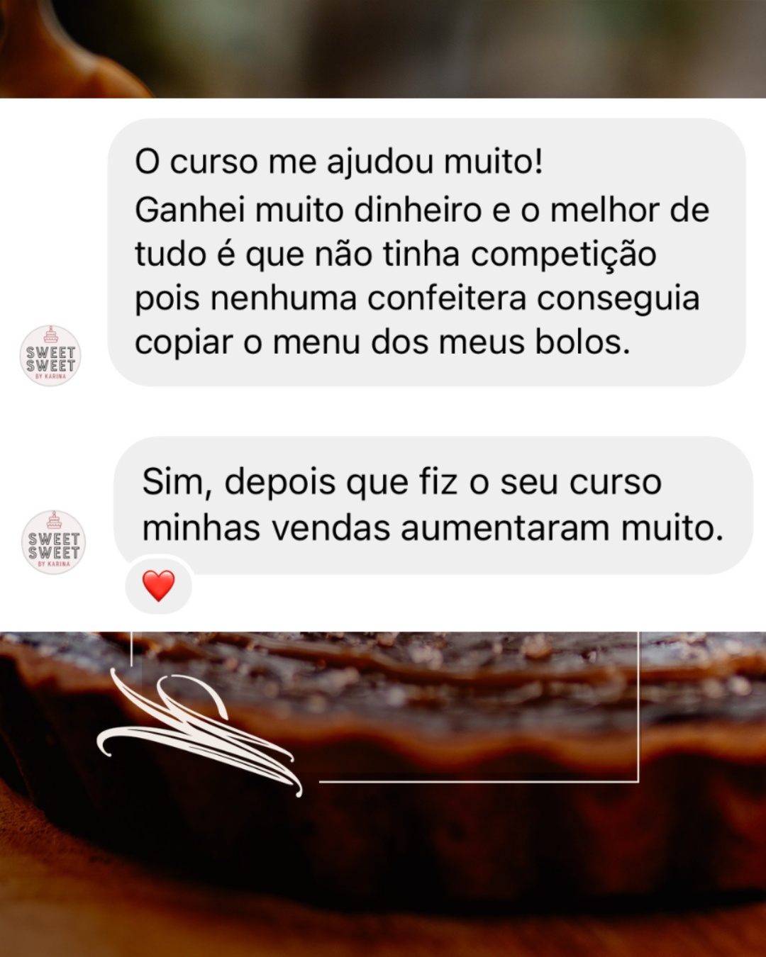 Depoimento de aluna que ganhou muito dinheiro e aumentou as vendas sem competição